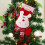 Julstrumpa Rendocka Vit Manschett 43x25 cm 6
