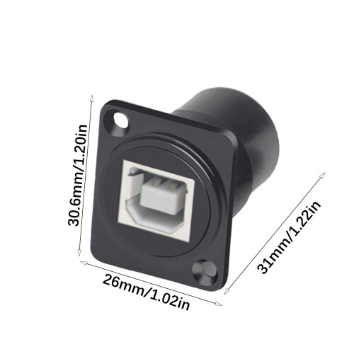 USB A anya - B anya adapter, USB 2.0 480Mbps 2