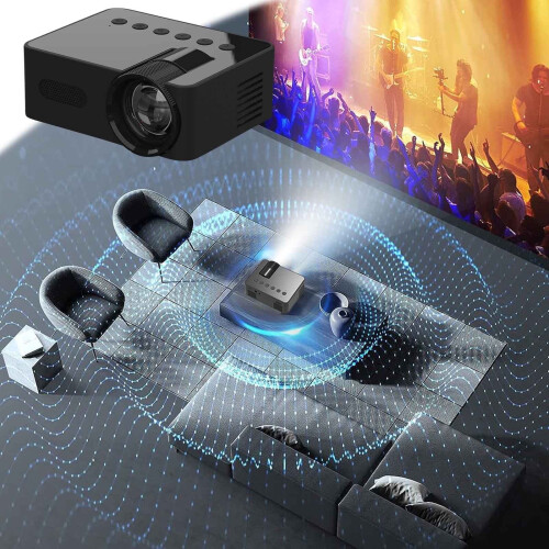 HD Wireless Mini Phone Projector: New YT100 Portable Home Projection Device