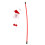Cat Teaser Toy Santa Design Red PP Stick 4