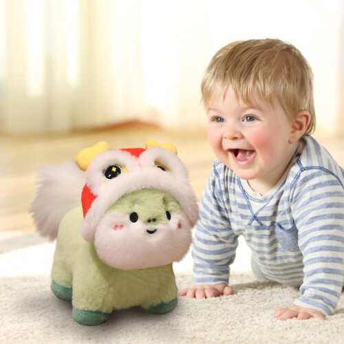 Plüschpferd, 22 cm, mit buntem Hut 1