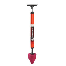 High-Pressure Toilet Unblocker – Stainless Steel Plunger & Snake, 25.2in, Rust-Resistant, Easy to Use, Compatible with Standard Toilets