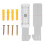 Acrylic Crack Measuring Ruler Yellow 1 Set 7
