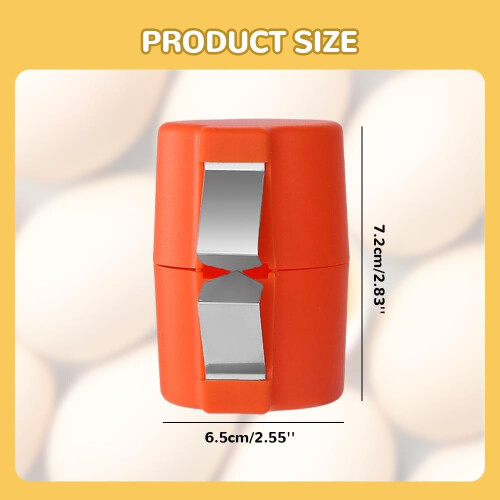 Quick Split Egg Opener, Multifunctional Handheld Tool for Hard-Boiled Eggs – Pink (Compatible with Standard Eggs) 2