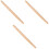 3Pcs Large Wood Rolling Pins Non-Stick Smooth Surface for Kitchen Use 5