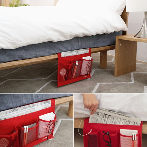 2Pcs Creative Multi-Function Hanging Storage Bag For Sofa Bed Organizing 2