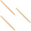 3Pcs Large Wood Rolling Pins Non-Stick Smooth Surface for Kitchen Use 9