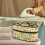 Steam Iron Case Protective Lightweight Steamer Organizer Handle Retro Daisy(Bag Only) 2