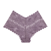 Women's Lace High-Waist Cheeky Panties Khaki L