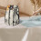 Portable Travel Steamer Pouch with Cat Spider Web Pattern 3