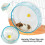Hamster Exercise Wheel Non-Slip Quiet 12cm 1