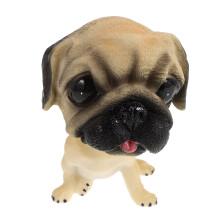 Resin bobblehead dog ornament for car dashboard