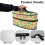 Steam Iron Case Protective Lightweight Steamer Organizer Handle Retro Daisy(Bag Only) 5
