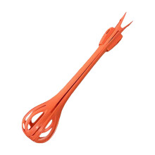 Multi-Function Food Clip & Egg Whisk, 2-In-1 Handheld Kitchen Tool With Nylon Whisk - Egg Beater, Food Tongs & Yolk Separator