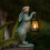 Hasen-Gartenfigur mit Solarlaterne als Außendekoration 5