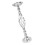 Support en métal pour composition florale de centre de table de mariage, 5