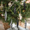 Plastic Finial Drop Ornament Black White Stripe 6 pcs 2