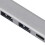 7-in-1 USB 3.0 Hub USB-C Dock Silver 11cm 10