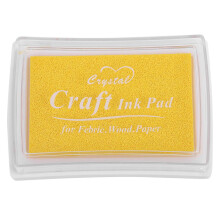 Ink Pad Stamp Pad for Paper Crafts Scrapbooking Painting Birthday Yellow