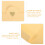 HEMOTON Yellow Paper Envelopes for Invitations 20 pcs 2