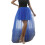 Women's asymmetrical mesh party skirt short front long back 3