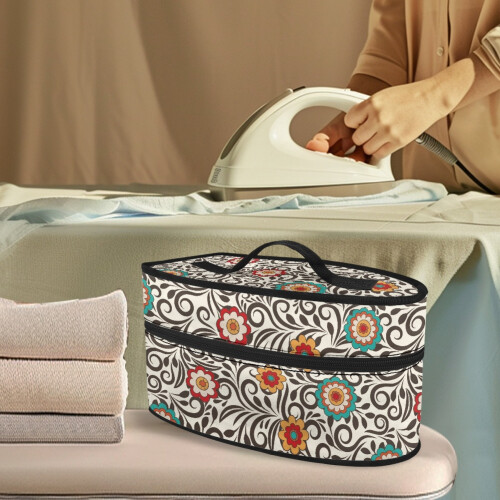 Blomstermønster Dampbag Oppbevaringspose Polyester Glidelås Reise 1