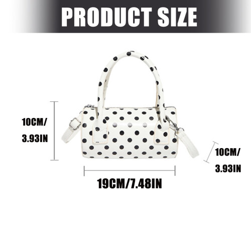 Borsa a tracolla con motivo alla moda e tracolla regolabile 2