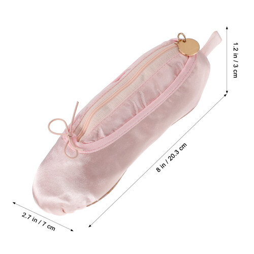 Ballet Shoe Pen Pouch Pink Fabric 1 Pack 1