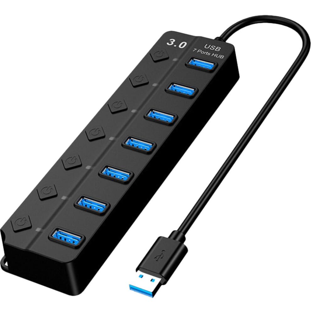 Usb C Adapter Seven Port Expander Several Ports 3.0 Hub 9087558620172