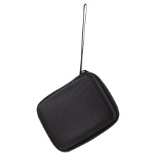 Handles Storage Bag Guitar Pick Box Guitar Pick Sleeve Travel 15X12X5.5cm Black