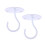 2 PCS Ceiling Hanging Hooks Home Hooks Size 1 White 1