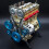 8-Cylinder Full Metal V8 Engine Model Kit, DIY Car Engine Model (Smooth), Compatible with Educational Use 3