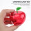 Red plastic apple-shaped candy box 24 pcs 8