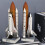 Paper Rocket Model 1: 150 Space Shuttle Atlantis Handmade Space Rocket DIY (Unassembled Kit ) 3