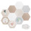 Hexagon Felt Board Set for TV Wall Decor 3