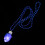 Blauwe LED-kerstketting, weerbestendig, 2,4 meter 6