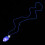 Blauwe LED-kerstketting, weerbestendig, 2,4 meter 7