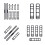Bicycles Flashlight Strap Bicycles Handlebars Strap, Bicycles Silicones Strap Bicycles Light Mount Bandages 8