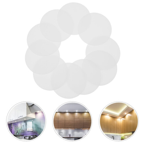 Diffuseurs pour spots encastrés, plaques de diffusion blanches, 20 pièces, 69 x 69 x 1 mm 1