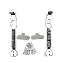 Stainless Steel Car Racing Mount Bonnet Hook Pin Lock Kit