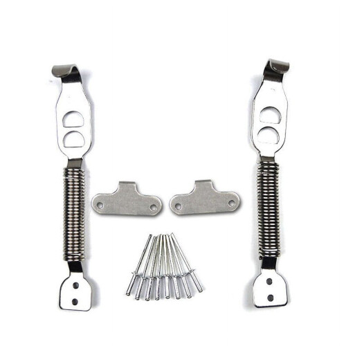 Stainless Steel Car Racing Mount Bonnet Hook Pin Lock Kit