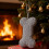 Dog Christmas Stocking Bone Shape Knitted 16.14 Inch 8