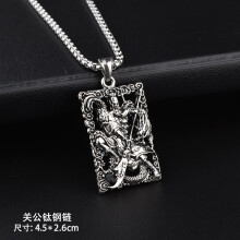 Trendy Titanium Steel Hexagram Pendant Necklace - Minimalist Hip-Hop Style for Men and Women