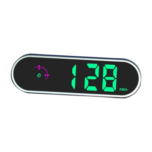 Generic Digital Heads up Display Black Driving Direction Sturdy Time 1