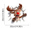 3D Santa Wall Decal Reindeer Removable Holiday Sticker 3