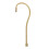 Down Rod Curved Stem Lamp Accessory for Table Lamp Repair 4