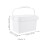 Topbathy plastic paint bucket with handle 0.5 gallon 2
