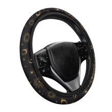 Moon Furry Gothic Steering Wheel Cover 15 inch