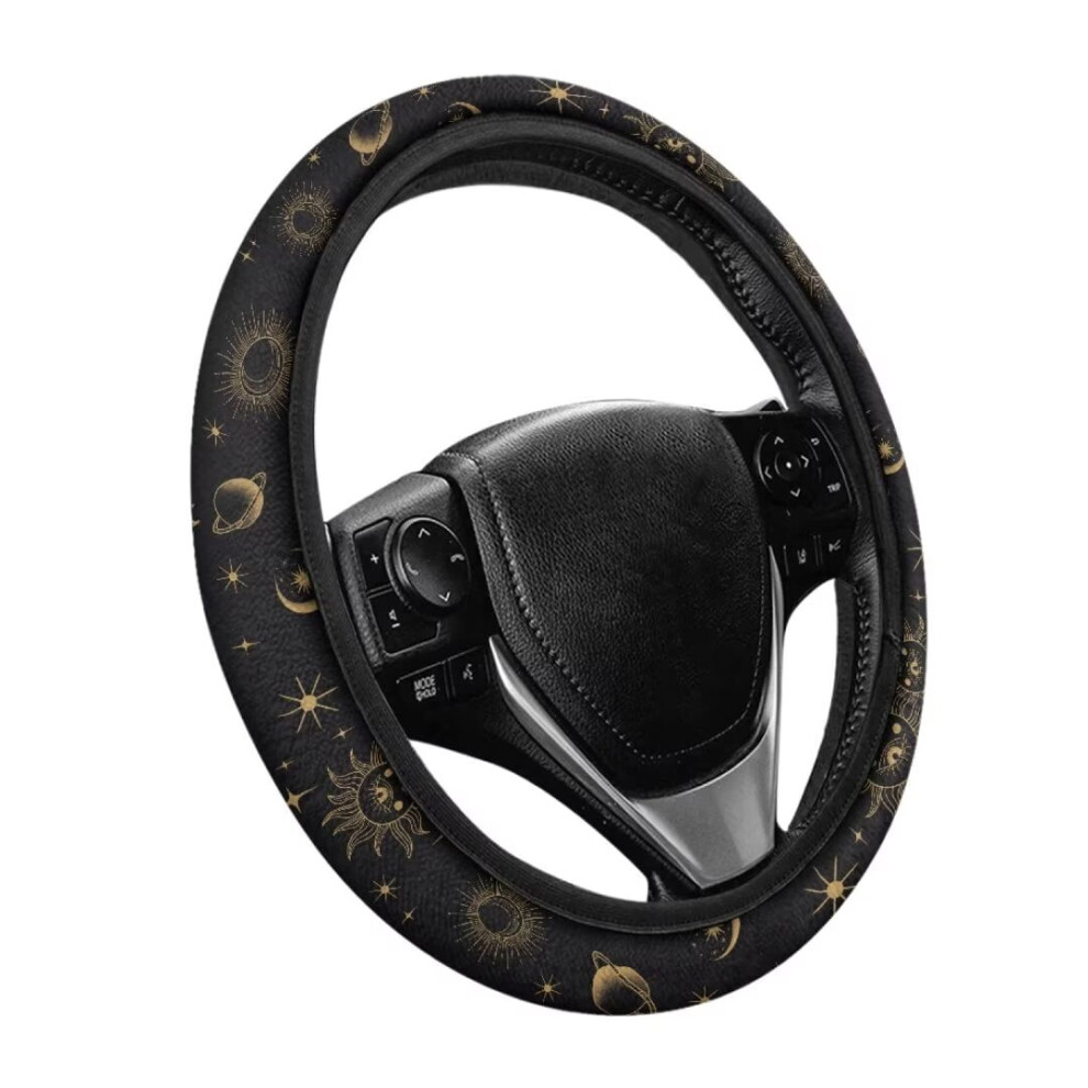 Moon Furry Gothic Steering Wheel Cover 15 Inch 9180435752826