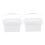 Topbathy plastic paint bucket with handle 0.5 gallon 4
